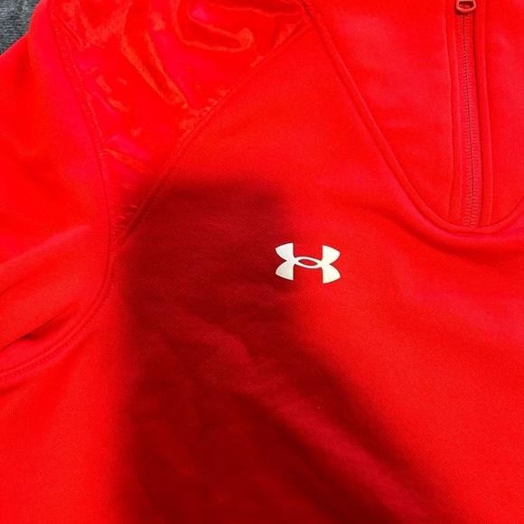 NWT Under Armour Women’s sz Medium quarter zip pullover sweater - Picture 6 of 9
